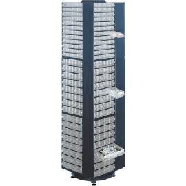 Drehturm leer, blau H1760xD680 mm für Magazine T150 mm Produktbild