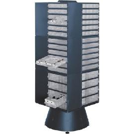 Drehturm leer, blau H1600xD880 mm für Magazine T255 mm Produktbild