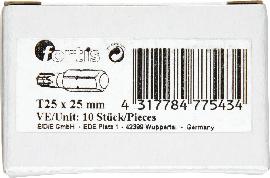 Bit zähhart 1/4" DIN3126 C6,3 T25x25mm 10er Pack FORTIS Produktbild