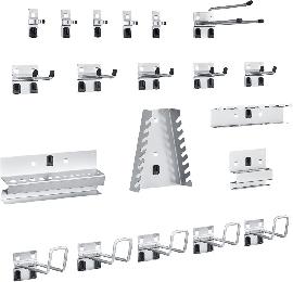 Hakensortiment 20-teilig für Lochplatten für Lochplatten Produktbild
