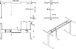 Elektrisches Tischgestell als Sitz-/Steh-Arbeitsplatz Hub 660 mm Produktbild