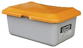 Streugut-Box, Behälter grau/Deckel orange Produktbild