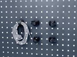 Fixhalter B34xT37xD12 mm für Kabel und Schläuche für Lochplatten Produktbild