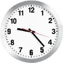 Funk-Wanduhr D300 klass. Ziffernblatt we, Zahlen Mobatime Produktbild