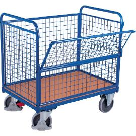 Drahtkastenwagen mit Stahlrohr-Aufbau Produktbild