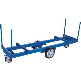 Langmaterial-Wagen 2000kg2500x720 mm Gummiräder VarioFit Produktbild