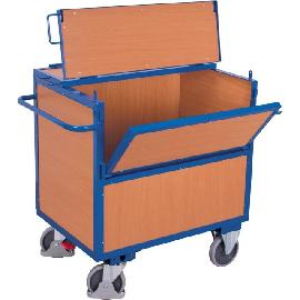 Holzkastenwagen mit Deckel Produktbild