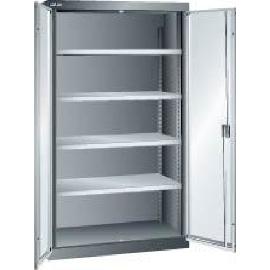 Schwerlastschrank mit Türen und 4 Verstellböden Produktbild
