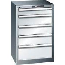 Schubladenschrank mit 5 Schubladen, stationär (Tiefe 572 mm) Produktbild