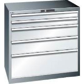 Schubladenschrank mit 5 Schubladen (2x100, 2x200, 1x300 mm) Produktbild