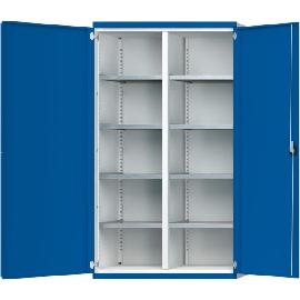 Schwerlastschrank Leergehäuse, mit Mittelwand und 8 Einlegeböden Produktbild