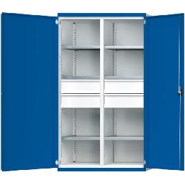 Schwerlastschrank mit Mittelwand, 4 Schubladen FH 180 mm Produktbild