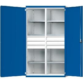 Schwerlastschrank mit Mittelwand, 6 Schubladen FH 120 mm Produktbild