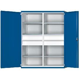Schwerlastschrank mit Mittelwand, 4 Schubladen FH 180 mm Produktbild