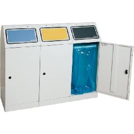 Abfalls. Flex-M 3x75l grau,ProPads Tüte Produktbild