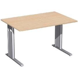 Schreibtisch C-Fuß "Pro", HxBxT: 680–820x1200x800 mm Produktbild