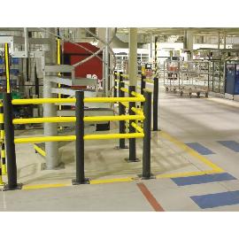 Pfosten für flexibles Sicherheitsgeländer Delta Produktbild