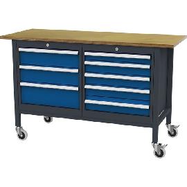 Mobile Kastenwerkbank, Breite 1500 mm, 8 Schubladen Produktbild