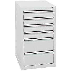 Schubladenschrank, 900x500x500 mm, Schubladen 4x 100/2x 200 mm Produktbild