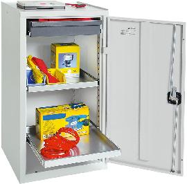 Werkzeug- und Materialschrank Serie 3000, 1 Schublade, 2 Wannenböden Produktbild