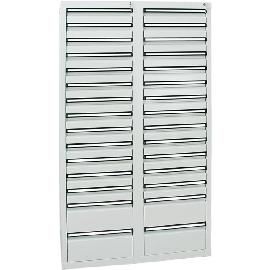 Schubladenschrank, 1800x1000x500 mm, Schubladen 26x 100/4x 200 mm Produktbild