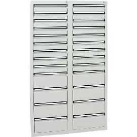 Schubladenschrank, 1800x1000x500 mm, Schubladen 18x 100/8x 200 mm Produktbild