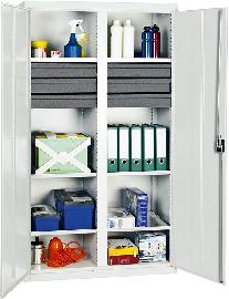 Werkzeug- und Materialschrank Serie 3000, 6 Schubladen, 6 Wannenboden, Mitteltrennwand Produktbild