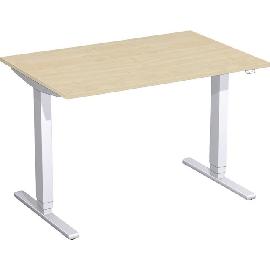 Schreibtisch Typ Flex, HxBxT: 650–1250x1200x800 mm Produktbild