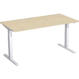 Schreibtisch Typ Flex, HxBxT: 650–1250x1600x800 mm Produktbild