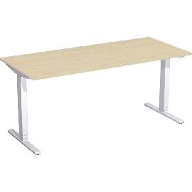 Schreibtisch Typ Flex, HxBxT: 650–1250x1800x800 mm Produktbild