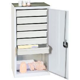 Werkzeug- und Materialschrank Serie 2000, 6 Schubladen Produktbild