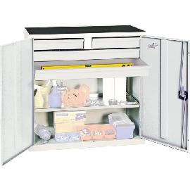 Werkzeug- und Materialschrank Serie 2000, 4 Schubladen, 1 Fachböden Produktbild