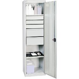 Werkzeug- und Materialschrank Serie 2000, 5 Schubladen, 2 Fachböden Produktbild