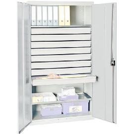 Werkzeug- und Materialschrank Serie 2000, 8 Schubladen, 2 Fachböden Produktbild