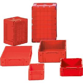 Schwerlast-Transport-Stapelkasten, rot Produktbild