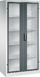 Werkzeug- und Materialschrank (RAL 7035/7016) mit 4 verstellbaren Einlegeböden Produktbild