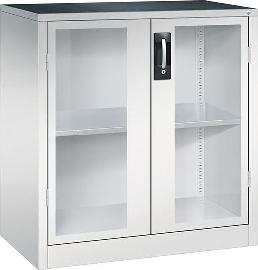 Schwerlast-Beistellschrank, mit Flügeltüren, RAL 7035/7035 Produktbild