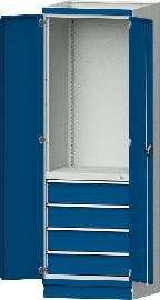 Modulgehäuse Schranksystem, HxB 2200x715 mm, Traglast 100 kg Produktbild