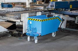 Späne-Kippbehälter Typ GU-E, RAL 5012 Produktbild