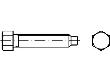 DIN 561 22H / 8.8 BM 8 x 16 galv. verzinkt A2F gal Zn S Produktbild img1 S