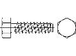 ISO 1479 Stahl 6,3 x 22 -F galv. verzinkt passiviert gal Zn S Produktbild
