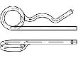 DIN 11024 Stahl 7 mm gal Zn, Drahtstärke 6,3 mm gal Zn S Produktbild