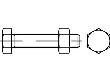 ISO 4017 5.6 Mu Kl.5 M 16 x 35 feuerverzinkt, AD-W7/1 tZn S Produktbild