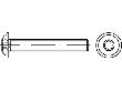 ISO 7380 -2 010.9 M 8 x 25 -T40 galv. verzinkt, getempert gal Zn S Produktbild