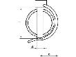 ART 88023 Rohrklappstecker Stahl 6 x 40 x 22 galv. verzinkt gal Zn S Produktbild img1 S
