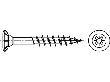ART 88189 SPAX FEX-H St. 4 x 30 -Z Sonderoberfläche silber gal Zn S Produktbild img1 S