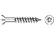 ART 88190 SPAX A 2 3,5 x 40/23 -Z2 Glasleistenschraube / CUT-Spitze A 2 S Produktbild