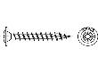 ART 88197 ABC-SPAX Rückwandschr. St. 4,5 x 20/17 -Z WIROX gal Zn S Produktbild