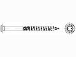ART 89092 Holzbauschrauben CE Stahl 8 x 300 -T40 galv. verzinkt gal Zn FS Produktbild