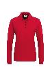 Langarm-Damen Polo Performance rot 215 Größe XL Produktbild img1 S